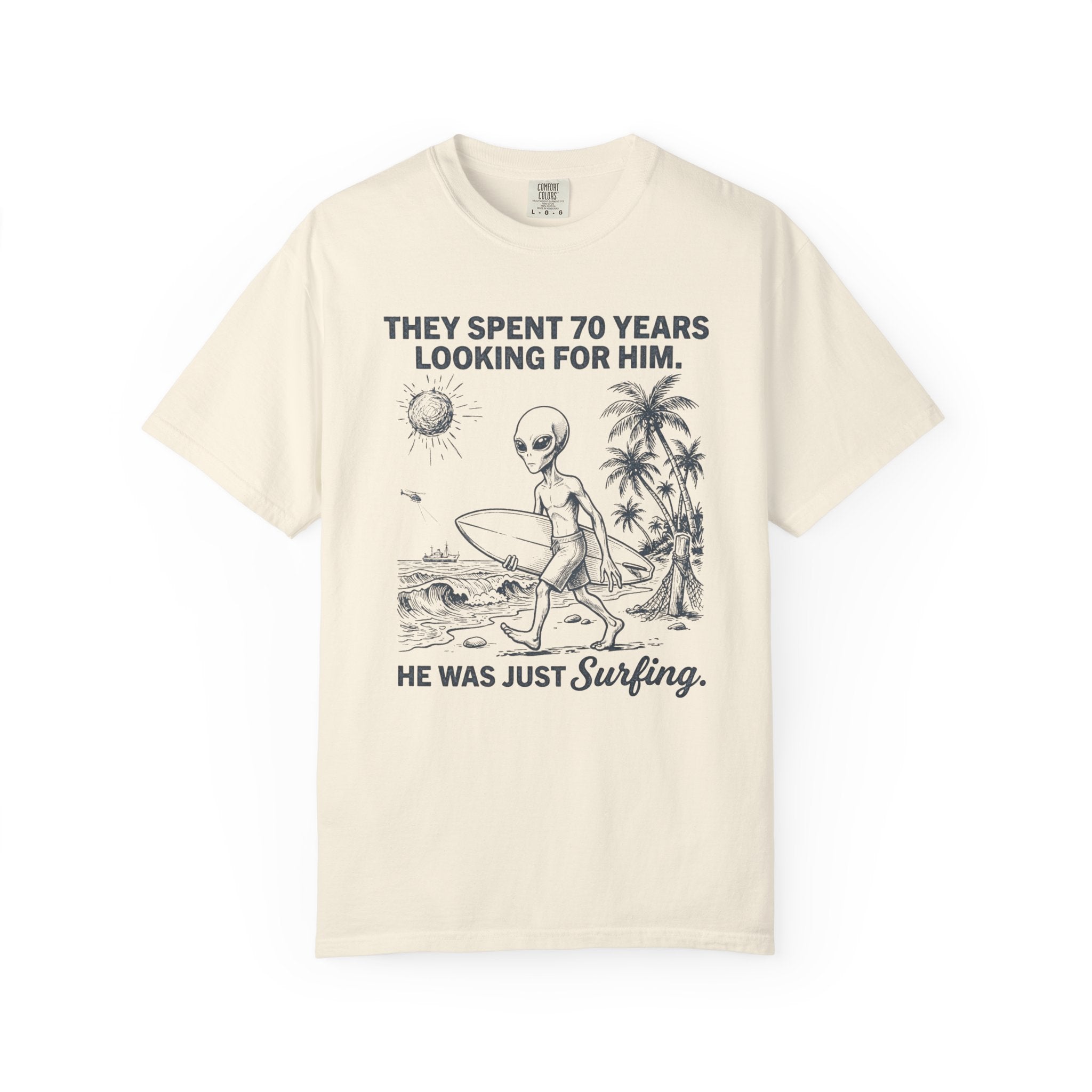 He Was Surfing. T-Shirt