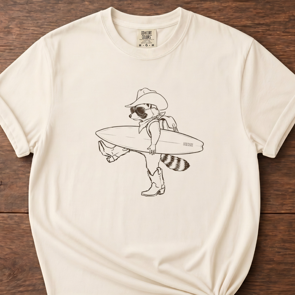 Raccoon Surfer T-Shirt