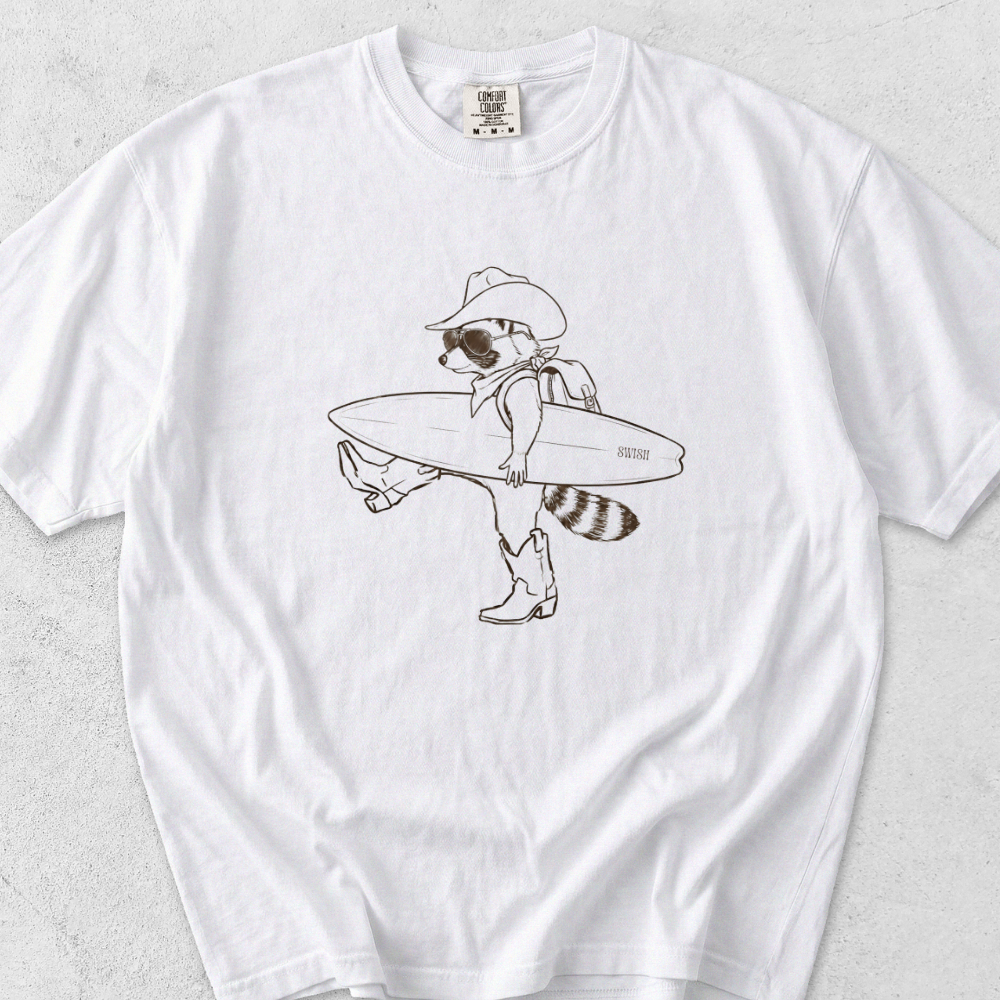 Raccoon Surfer T-Shirt